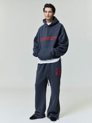 Detailed front, back, and lifestyle views of the authentic 520gsm pigment-dyed brown Essentials 90s hoodie, showcasing the premium ultra-heavyweight fleece, managed by Zizzle LLC.